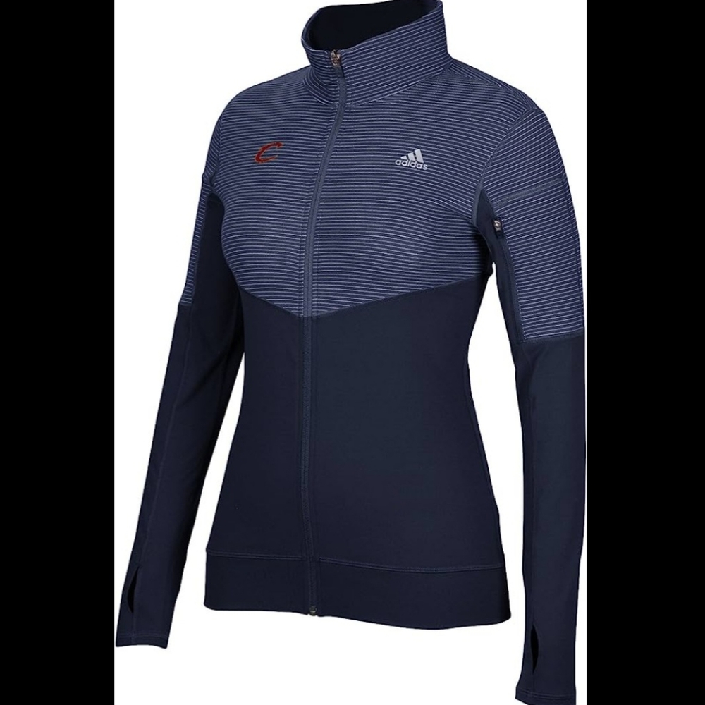 NEW adidas Cleveland Cavaliers Full-Zip Climalite Lightweight Jacket
